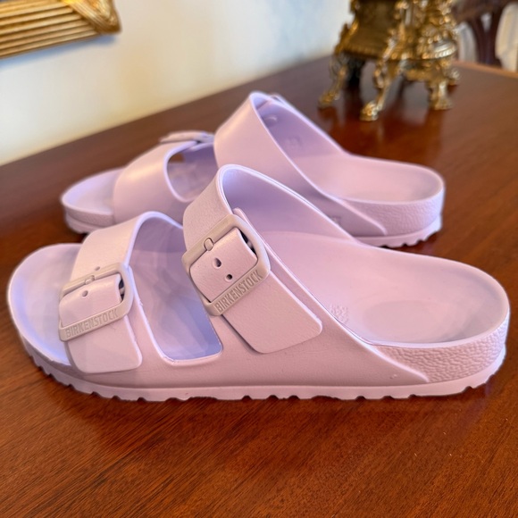 Birkenstock Arizona Eva Purple Fog Sandals Lavender - Picture 8 of 16